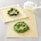 12 Packs: 2 ct. (24 total) Green Paper Wreath Embellishments by Recollections™
